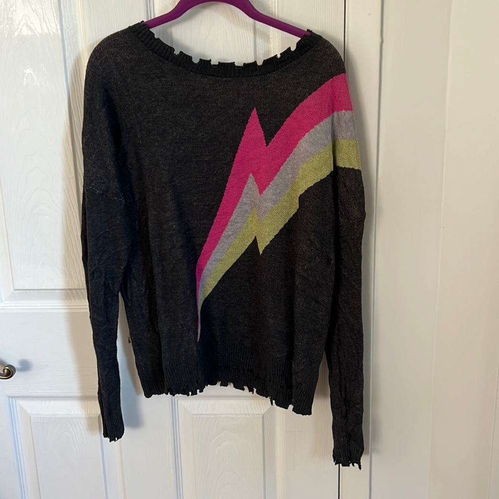 Lightening bolt sweater